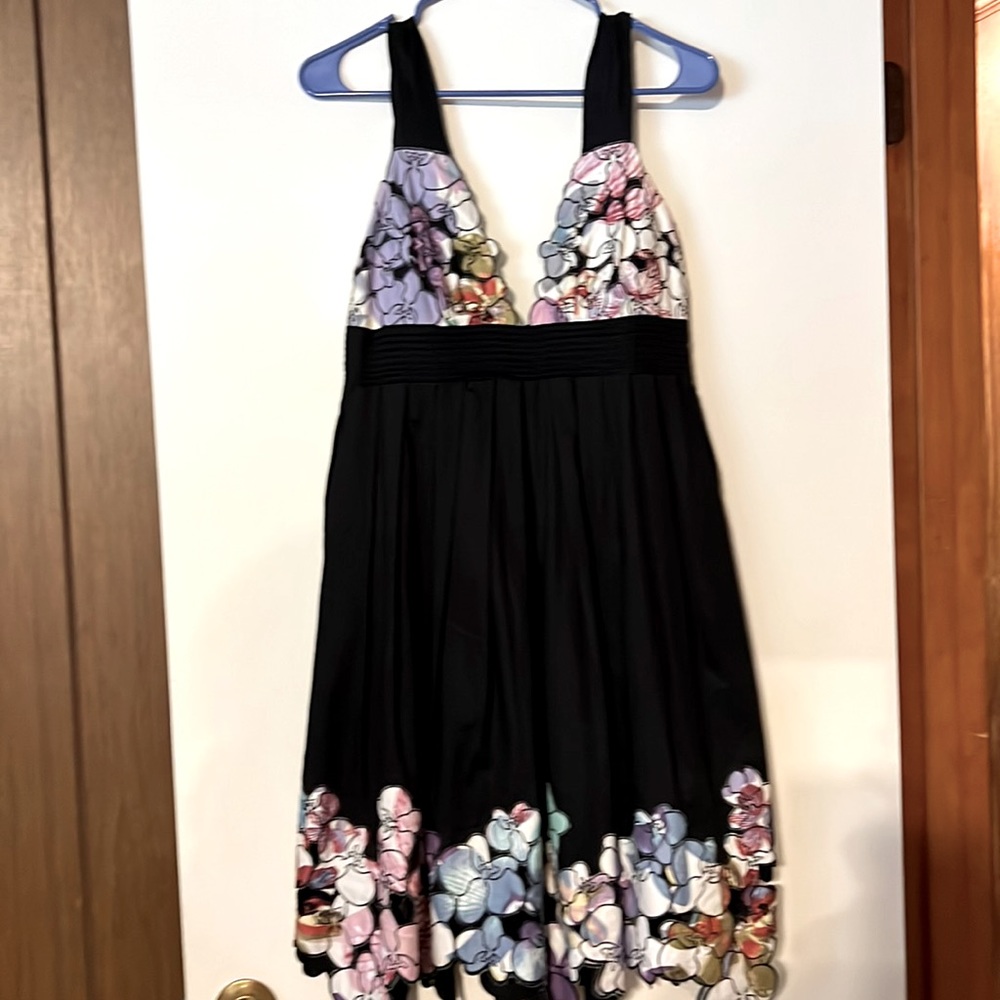 Catherine Malandrino black & multicolored dress